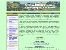 Tablet Screenshot of gops.chmielnik.pl
